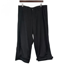 画像をギャラリービューアに読み込む, Yohji Yamamoto POUR HOMME ヨウジヤマモトプールオム 25SS TA TUXEDO BELTED HEM CUFFS PANTS ショートパンツ HP-P48-500 3 ブラック 15279