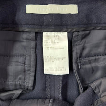 이미지를 갤러리 뷰어에 로드 , theory luxe セオリーリュクス SAXONY SOFT ウールサキソニーソフトウールスリムスラックス 36 ネイビー 14957