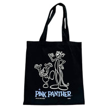 将图片加载到图库查看器,COIN PARKING DELIVERY×PINK PANTHER ピンクパンサー コインパーキング プリントトートバッグ ブラック 15642