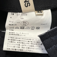 Load image into Gallery viewer, COMME des GARCONS コムデギャルソン 17AW フラノウール再構築カットオフデザインワイドスカート GT-S023