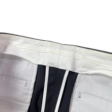画像をギャラリービューアに読み込む, A.PRESSE アプレッセ 24SS Covert Cloth Trousers レザーパイピングスラックスパンツ 24SAP-04-18H 3 ブラック 15042