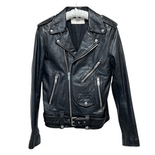 Load image into Gallery viewer, CELINE セリーヌ 19SS カーフスキンクラシックバイカーレザージャケット ダブルライダース 2E058297D