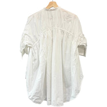 画像をギャラリービューアに読み込む, ENFOLD エンフォルド 22SS washedタイプライターギャザーシャツ 300FS930-1790 38 ホワイト 14715