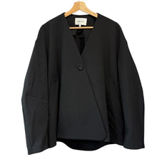 画像をギャラリービューアに読み込む, ENFOLD エンフォルド 23SS VASE JACKET ノーカラージャケット 300GS930-0330 38 ブラック R14663