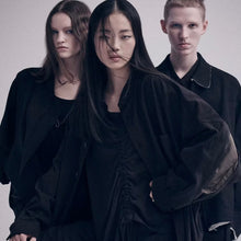 画像をギャラリービューアに読み込む, S'YTE by yohji yamamoto サイト ヨウジヤマモト 24SS COTTON HEMP TWILL BACK YOKE ZIP COAT コットンヘンプバックジップシャツコート UY-C03-004 14239