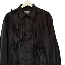 画像をギャラリービューアに読み込む, Yohji yamamoto POUR HOMME ヨウジヤマモトプールオム 24AW BROAD CHAIN STITCH BLOUSE WITH CLOTH ランダムステッチコットンロングシャツ HO-B68-514 14267