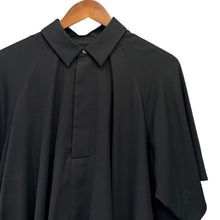 画像をギャラリービューアに読み込む, ENFOLD エンフォルド 25SS BALLOON HALF-SLEEVE BLOUSE バルーン半袖シャツ 300IS230-1971 38 ブラック 15563