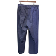 Load image into Gallery viewer, MARNI マルニ 18SS ストライプ切替スラックスパンツ 48 ネイビー 15282