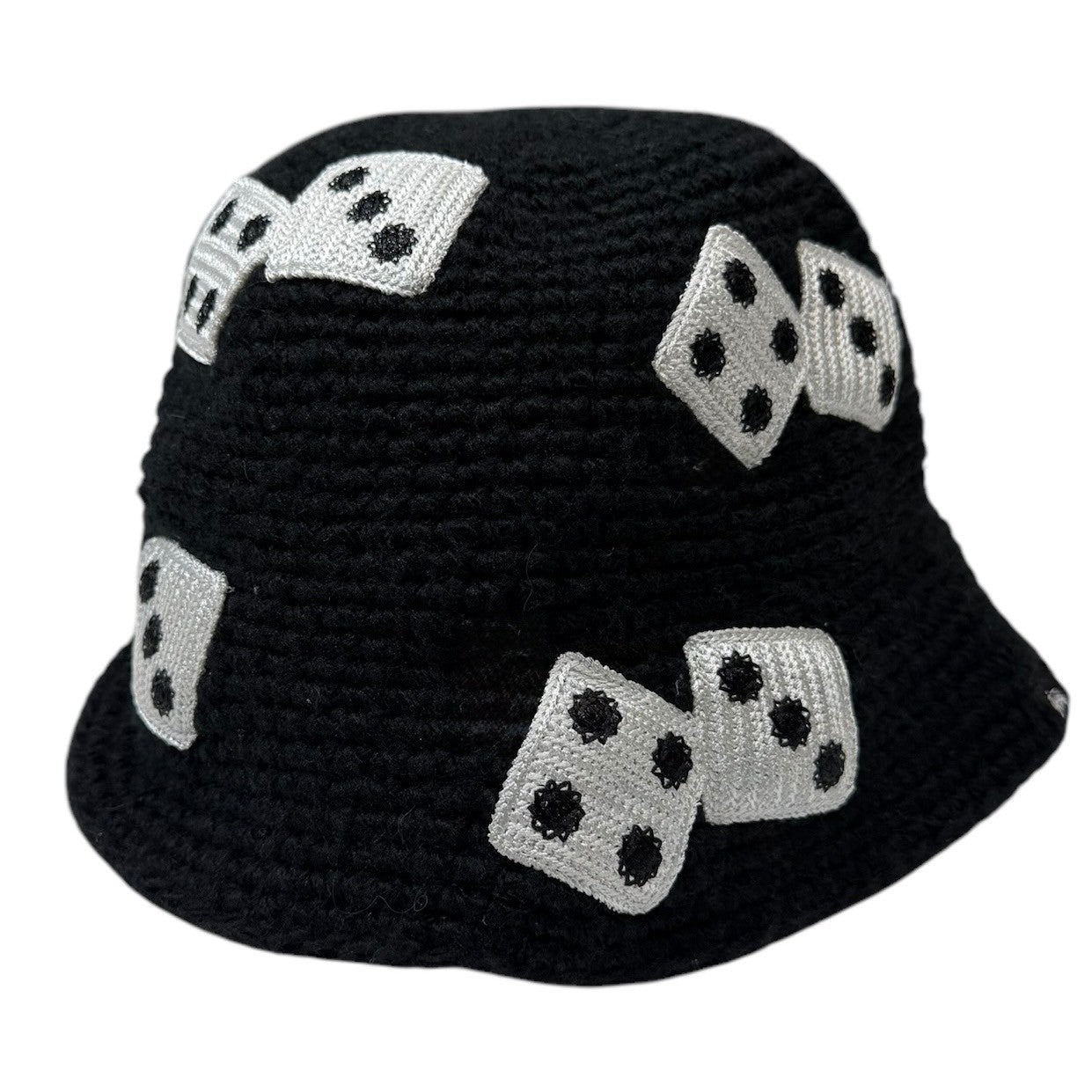 STUSSY ステューシー 24SS Dice Knit Bucket Hat ダイスデザインニット