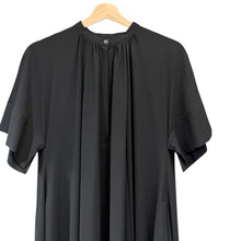 画像をギャラリービューアに読み込む, ENFOLD エンフォルド 21AW PEライトジョーゼットコクーンワンピース 300EA333-2100 38 ブラック 14573