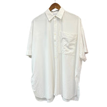 Load image into Gallery viewer, nagonstans ナゴンスタンス 26SS harf-sleeves men’s shirt オーバーサイズ半袖シャツ 470JS130-1081 M ホワイト 15545