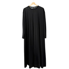 画像をギャラリービューアに読み込む, ENFOLD エンフォルド 20AW ウールジャージーロングスリーブマキシワンピース 300DA183-2430 36 ブラック 14701