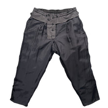 画像をギャラリービューアに読み込む, Yohji Yamamoto POUR HOMME ヨウジヤマモトプールオム 25AW KNEE TAB PADDED PRINTED PANTS リバーシブル中綿ワイドテーパードパンツ HL-P48-921 2 ブラック 15178