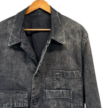 画像をギャラリービューアに読み込む, Y's for men ワイズフォーメン 24AW BLEACHING DENIM BLOUSON WITH 5-POCKETS ブリーチデニムジャケット MO-Y05-018 2 ブラック 15272