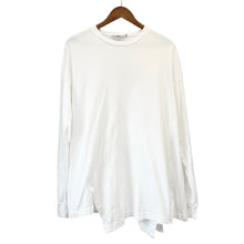 画像をギャラリービューアに読み込む, nagonstans ナゴンスタンス 22AW アシンメトリーデザインロングスリーブTシャツ 470FA880-0660 M ホワイト 14541