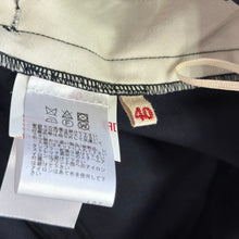 Load image into Gallery viewer, MARNI マルニ 21AW カラテパンツ ウールワイドパンツ PAMA0074A0TW839 40 ネイビー R14633