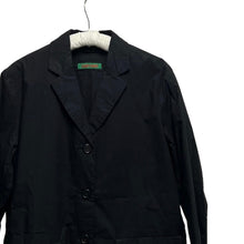 Load image into Gallery viewer, CASEY CASEY ケイシーケイシー VESTE J FEMME 3Bコットンテーラードジャケット M ブラック 14FV148 3443