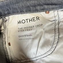 画像をギャラリービューアに読み込む, MOTHER マザー INSIDER CROP STEP FRAY クロップドレイヤーカットデニムパンツ 1157-743