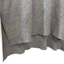 画像をギャラリービューアに読み込む, ENFOLD エンフォルド 24AW LAYERED NECK BOX PULLOVER レイヤードスリットデザインニット 300HA270-2240 グレー 38 15021