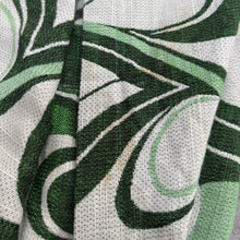 Load image into Gallery viewer, tricot COMME des GARCONS トリココムデギャルソン 90's 総柄ワンショルダーラップスカート TA-02018M M グリーン 14989