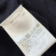 Load image into Gallery viewer, A.PRESSE アプレッセ 24AW Wool Knit Polo Collar Cardigan ウールニットカーディガン 24AAP-03-07K 3 ネイビー 14866