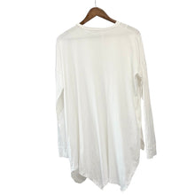画像をギャラリービューアに読み込む, ENFOLD エンフォルド 20AW スビン天竺サイドドレープ長袖Tシャツ 300DA280-2420 38 ホワイト 14558