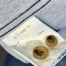 이미지를 갤러리 뷰어에 로드 , Brooks Brothers×NEAT ブルックスブラザーズ ニート DENIM SHIRT デニムシャツ L ライトブルー 14765