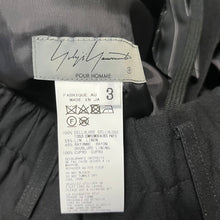 画像をギャラリービューアに読み込む, Yohji Yamamoto POUR HOMME ヨウジヤマモトプールオム 24SS 異素材切替グラフィックイージーワイドパンツ HS-P55-822