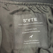 画像をギャラリービューアに読み込む, S'YTE by yohji yamamoto サイト ヨウジヤマモト CREPE DE CHINE CROPPED BOMBER JACKET クロップドショート丈ボンバージャケット UY-Y05-500 14250