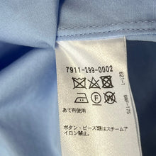 Load image into Gallery viewer, BLAMINK ブラミンク コットンバンドカラーシャツ 7911-299-0002