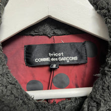 画像をギャラリービューアに読み込む, tricot COMME des GARCONS トリココムデギャルソン 04AW ダブルブレストフェイクファーコート TN-C011 13333