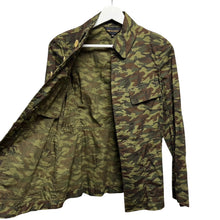 画像をギャラリービューアに読み込む, COMME des GARCONS コムデギャルソン 06SS 金ボタン迷彩柄ミリタリージャケット GQ-J049 14219