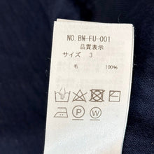 画像をギャラリービューアに読み込む, BATONER バトナー Essential SUPERIOR HIGH GAUGE MERINO クルーネックニット BN-FU-001 3 ネイビー 15518
