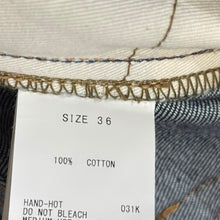 画像をギャラリービューアに読み込む, GALERIE VIE ギャルリーヴィー デニムストレートパンツ 36 インディゴ 14685