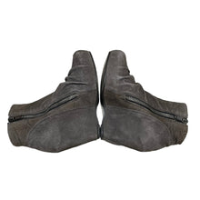 画像をギャラリービューアに読み込む, Rick Owens リックオウエンス サイドジップシワ加工ウェッジソールブーツ