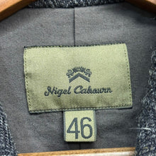 이미지를 갤러리 뷰어에 로드 , Nigel Cabourn ナイジェルケーボン MODIFIED MALLORY VEST WASHABLE WOOL TWEED ツイードマロリーベスト 46 グレー 8037-00-70007 15055