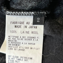 画像をギャラリービューアに読み込む, Y's ワイズ 千鳥格子チェック柄ロングスリーブウールニットカットソー YZ-T59-166