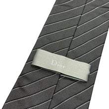 Lade das Bild in den Galerie-Viewer, Dior HOMME ディオールオム レジメンタルストライプシルクネクタイ 14777