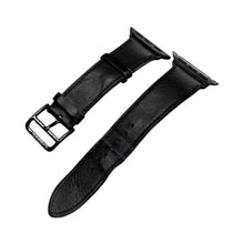 画像をギャラリービューアに読み込む, HERMES エルメス アップルウォッチレザーベルト ブラック 14773