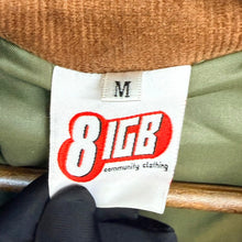将图片加载到图库查看器,8IGB community clothing エイトアイジービー コーデュロイ切替キルティングコート M カーキ 15571