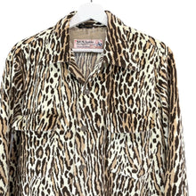 画像をギャラリービューアに読み込む, SUN/KAKKE サンカッケー TRUE leo loop collar shirt レオパードオープンカラーシャツ SK2403-SH502 タグ付き 14310