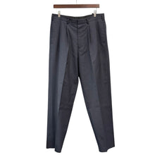将图片加载到图库查看器,HEUGN ユーゲン GEORGE 2PLEATED TROUSERS 2タックスラックスパンツ TROUSER 005 3 ネイビー 14869