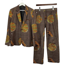 Load image into Gallery viewer, BLESS ブレス コーティングプリントセットアップスーツ ジャケット パンツ o.kayers
