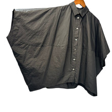 画像をギャラリービューアに読み込む, ENFOLD エンフォルド 26AW DRAPE HEXAGON SHIRT ドレープヘキサゴンシャツ 300JA230-0611 38 ブラック 15560