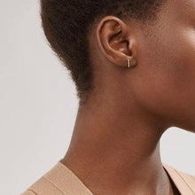 画像をギャラリービューアに読み込む, Tiffany&Co. ティファニー フルール ド リス キー バー ピアス ダイヤモンド 18K Au750