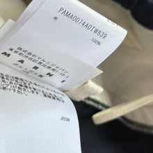 Load image into Gallery viewer, MARNI マルニ 21AW カラテパンツ ウールワイドパンツ PAMA0074A0TW839 40 ネイビー R14633