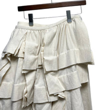 Load image into Gallery viewer, COMME des GARCONS コムデギャルソン 21AW サイドベルトウールレイヤードフリルスカート GH-S015 13905