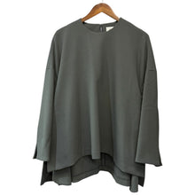 画像をギャラリービューアに読み込む, ENFOLD エンフォルド 20AW ダブルクロス1ポケットプルオーバー シャツ ブラウス 300DA230-2100 14569