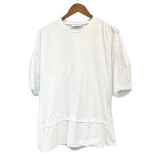 Lade das Bild in den Galerie-Viewer, nagonstans ナゴンスタンス 25SS woven combination t-shirt デザイン切替Tシャツ 470IA480-0511 M ホワイト 14784