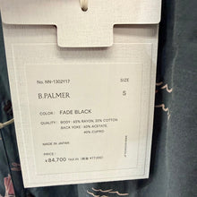 将图片加载到图库查看器,NICENESS ナイスネス 26SS B.PALMER Port Print Board Shirt オープンカラーシャツ S ブラック 15498